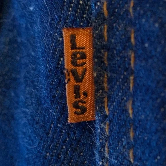 Vintage Levi’s 505 USA Made Straight Leg Dark Wash Jeans 34x32 - Picture 5 of 14